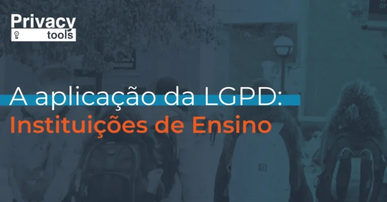 Capa do artigo: A aplicação da LGPD nas Instituições de Ensino.