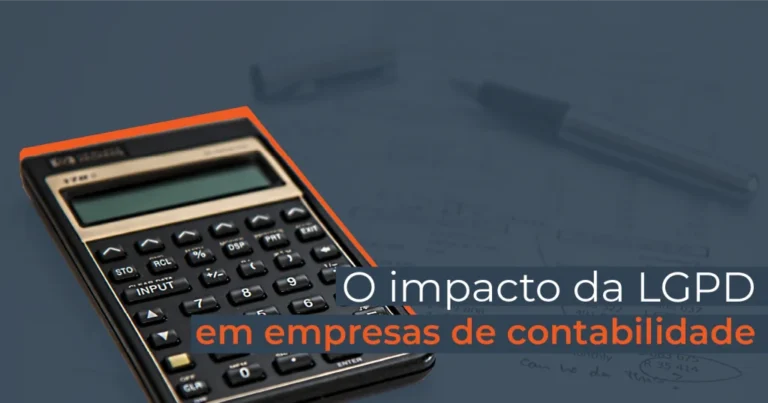 Capa do artigo: O impacto da LGPD em empresas de contabilidade.