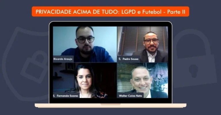 Capa do artigo: Incidentes de dados em clubes de futebol são tema de evento da Privacy Tools