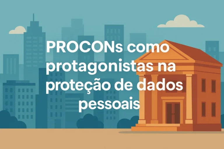 Capa do artigo: PROCONs como protagonistas na proteção de dados pessoais