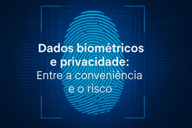 Capa do artigo: Dados biométricos e privacidade: Entre a conveniência e o risco