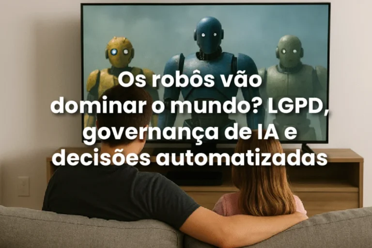 Article cover: Will robots dominate the world? LGPD, AI governance, and automated decisions.