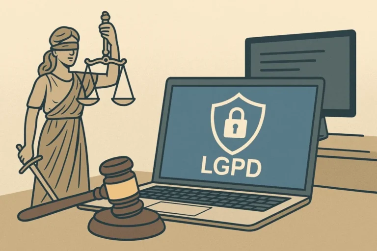 Capa do artigo: A accountability do agente de tratamento e o Poder Judiciário